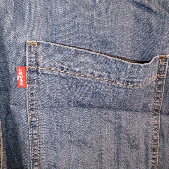 NWT Levi's Heritage Romper Jumpsuit Denim Size XL - Picture 5 of 7